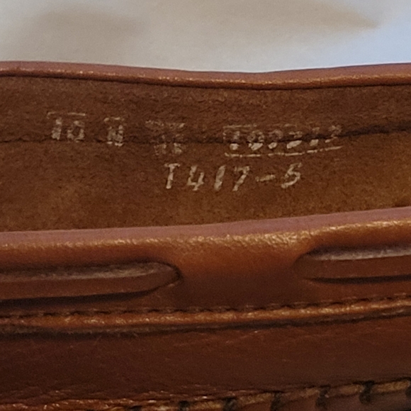 Dexter USA Leather Tassel Loafers Womens 10M Kiltie Moccasin Vintage Comfort - Picture 12 of 13